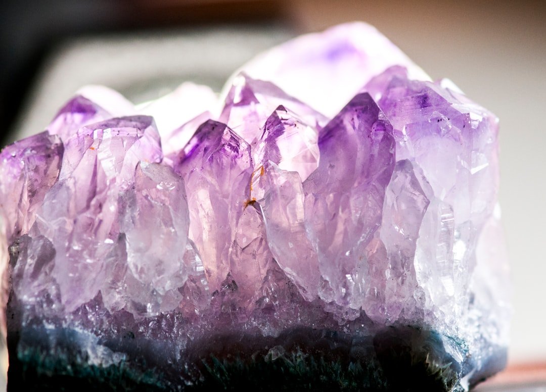 Photo Amethyst crystal