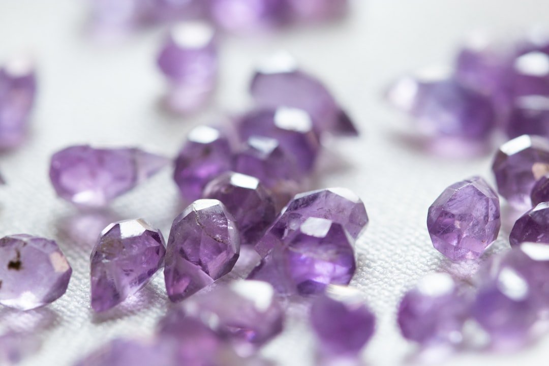 Photo Stones: Pebbles Crystals: Amethyst cluster